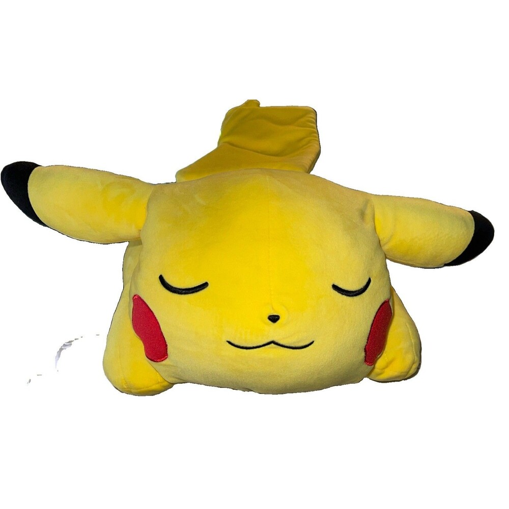 Pokemon Sleeping Pikachu 18” Plush Jazwares 2022 Jumbo Pillow Buddy